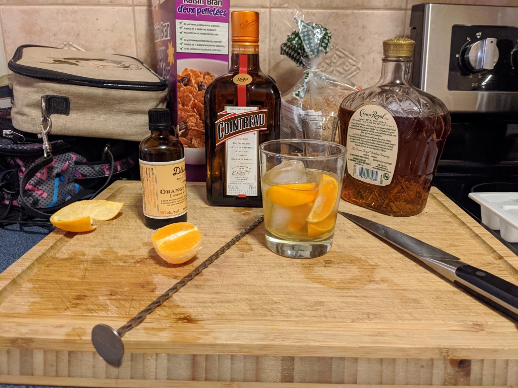 Orange old fashioned