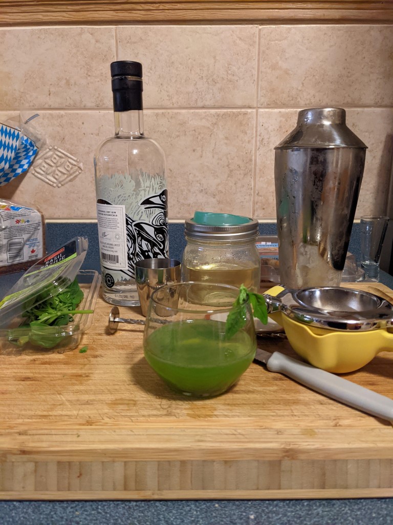 gin basil smash