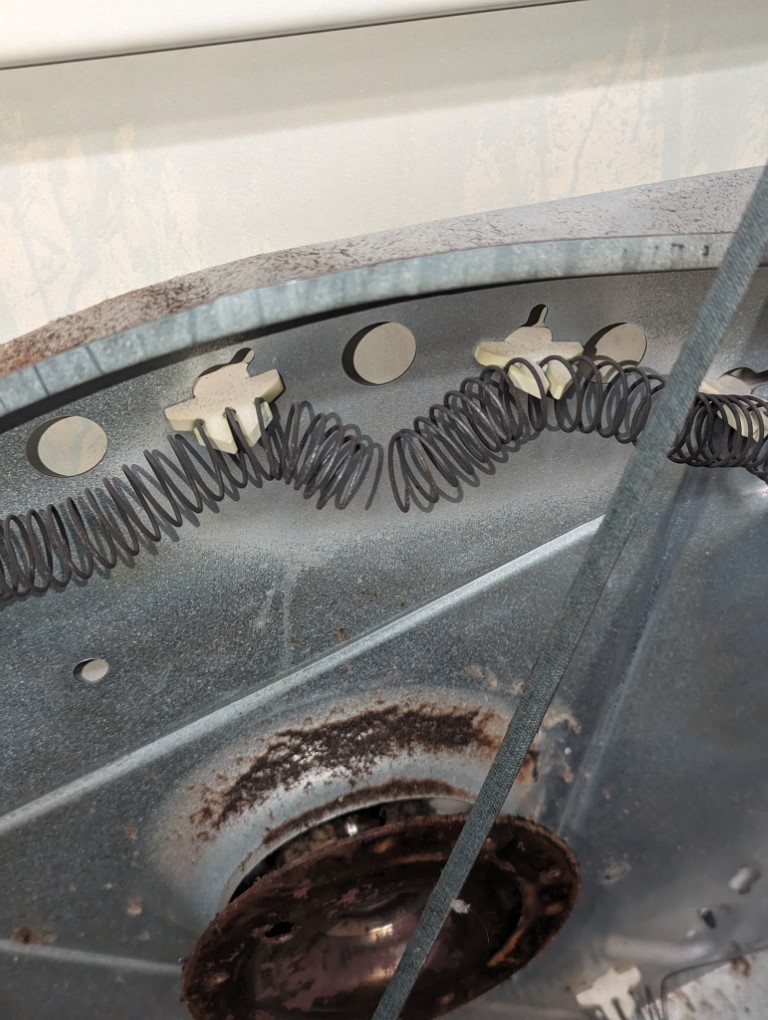 failed heating coil in dryer